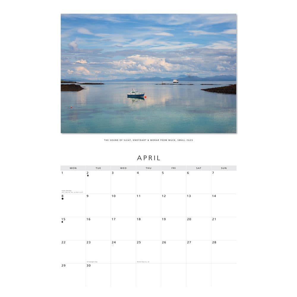 Scottish Islands 2024 Wall Calendar