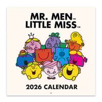 image Mr Men Little Miss 2026 Wall Calendar