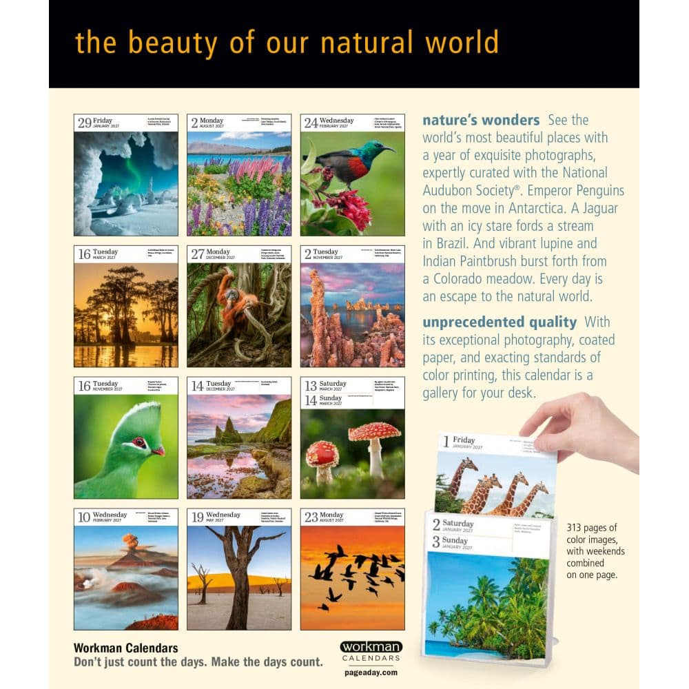 Audubon Nature 2027 Page-A-Day Gallery Desk Calendar First Alternate Image