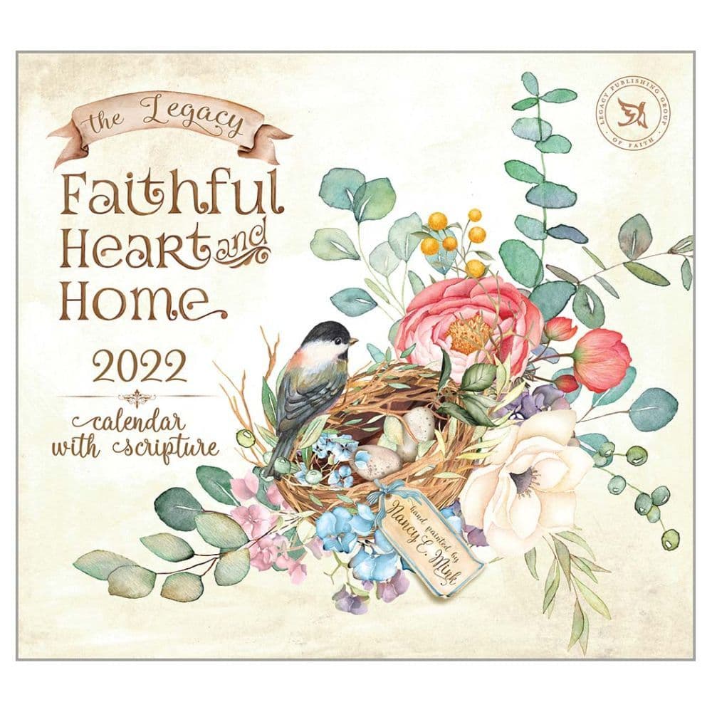 Faithful Heart and Home 2022 Mini Wall Calendar