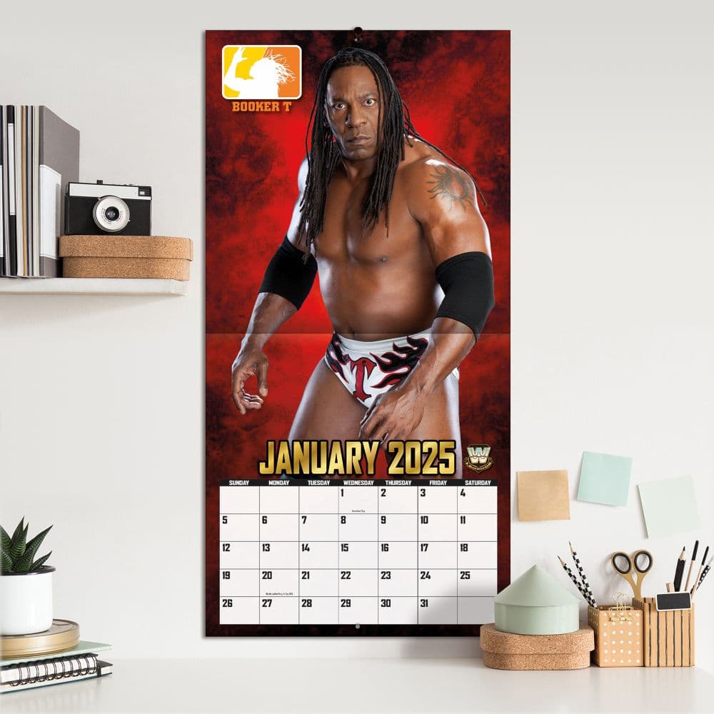 WWE Legends 2025 Wall Calendar Fourth Alternate Image