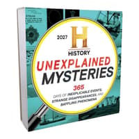 image History Channel 365 Days of Unexplained Mysteries 2027 Desk Calendar Main Product Image