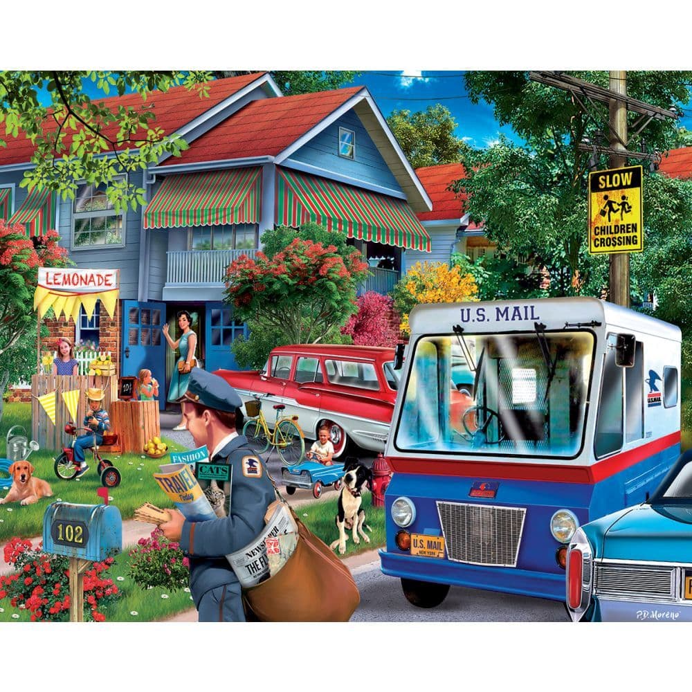 Its The Mailman 1000 Piece Puzzle First Alternate Image width="1000" height="1000"