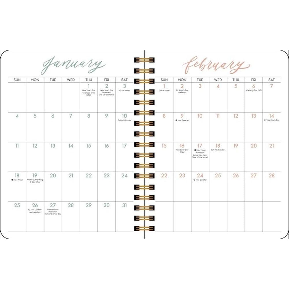 Scriptures and Florals 2026 Planner Third Alternate Image