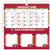 image NFL San Francisco 49ers 2026 Memomate Spiral Wall Calendar