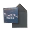 image Enchanted Evening Anniversary Card with Foil and Embossed Details