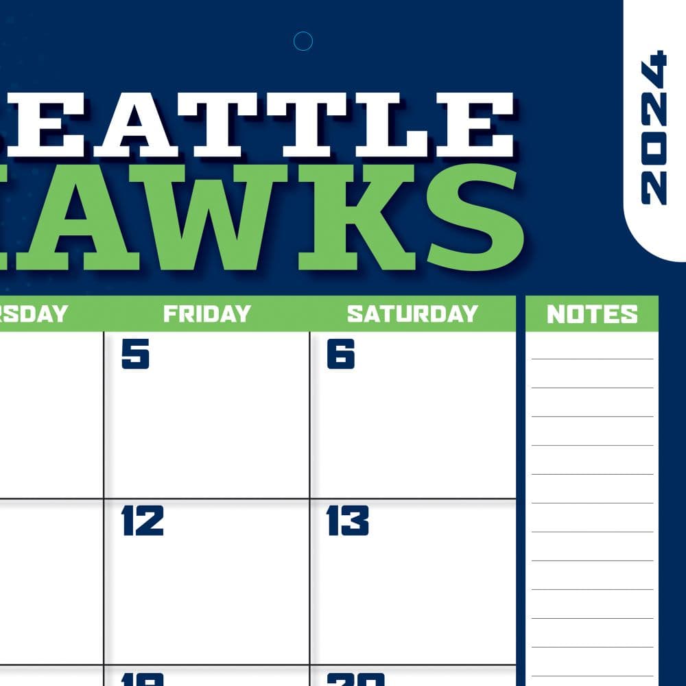 NFL Seattle Seahawks 2024 Desk Pad Third Alternate Image width=&quot;1000&quot; height=&quot;1000&quot;