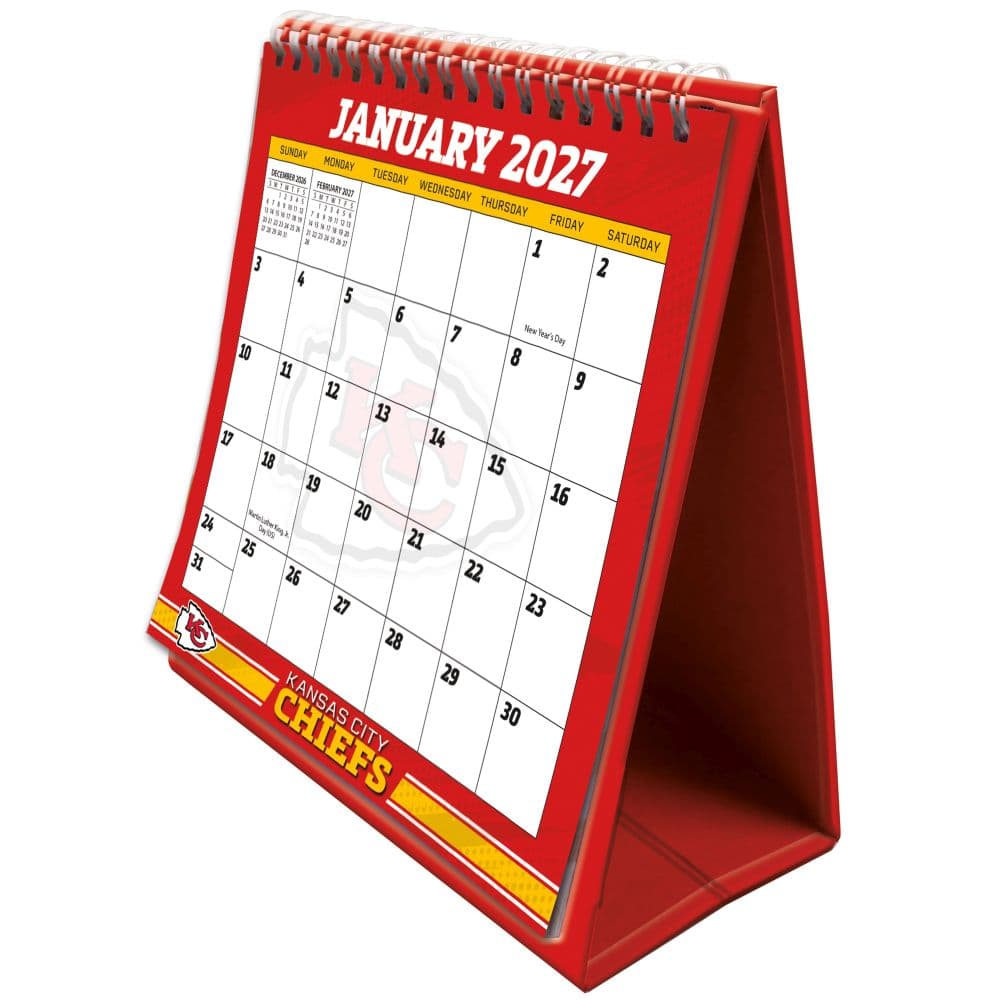 image NFL Kansas City Chiefs 2027 Easel Desk Calendar