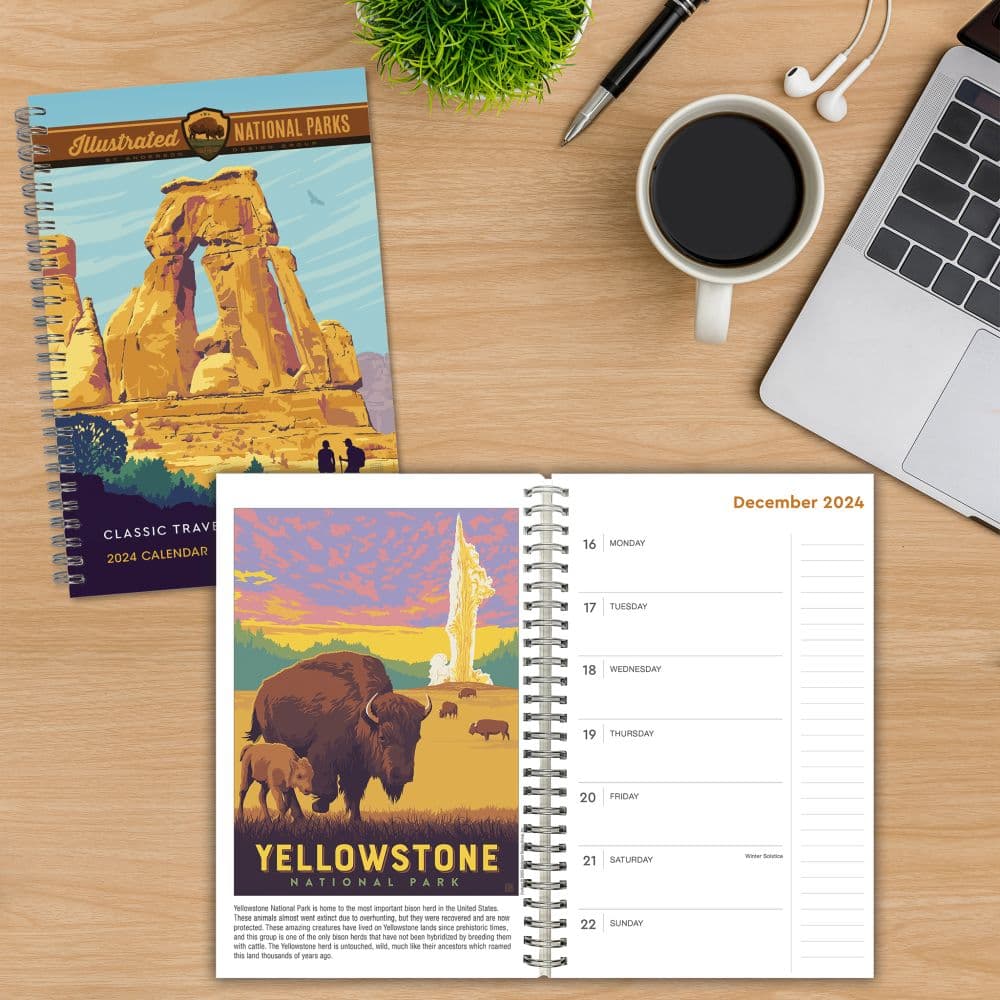 National Parks Classic Posters 2025 Planner