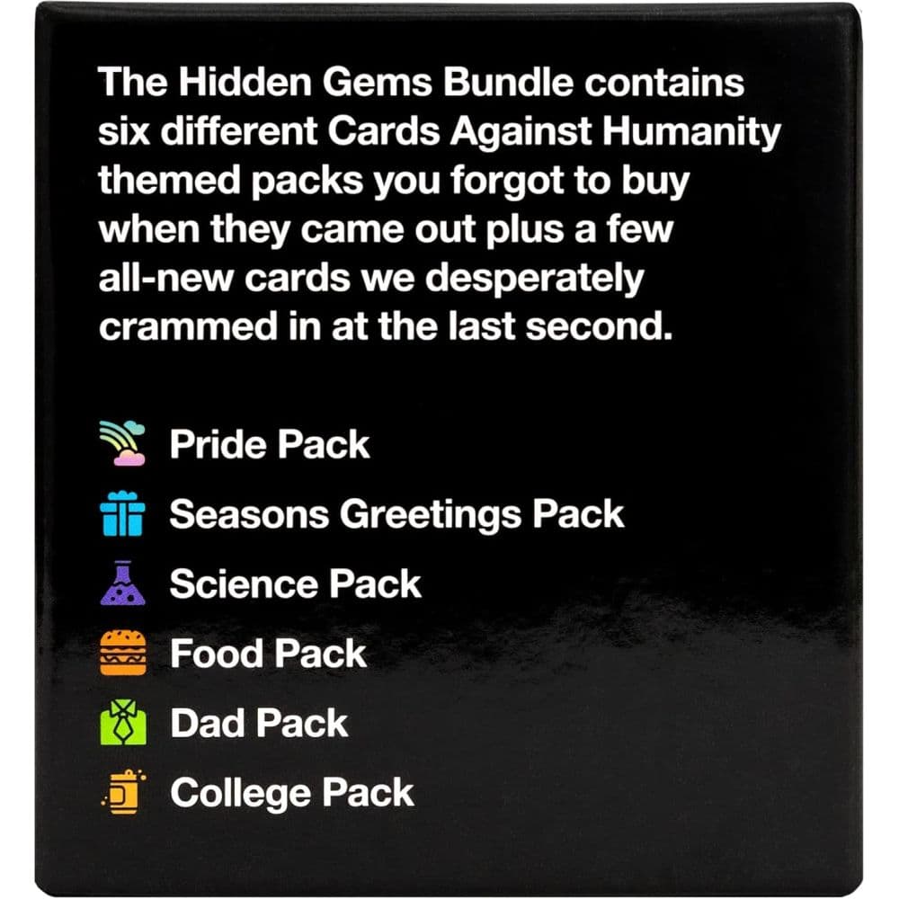 Cards Against Humanity Hidden Gems Expansion Pack Second Alternate Image