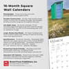 image Outhouses 2025 Wall Calendar Fifth Alternate Image