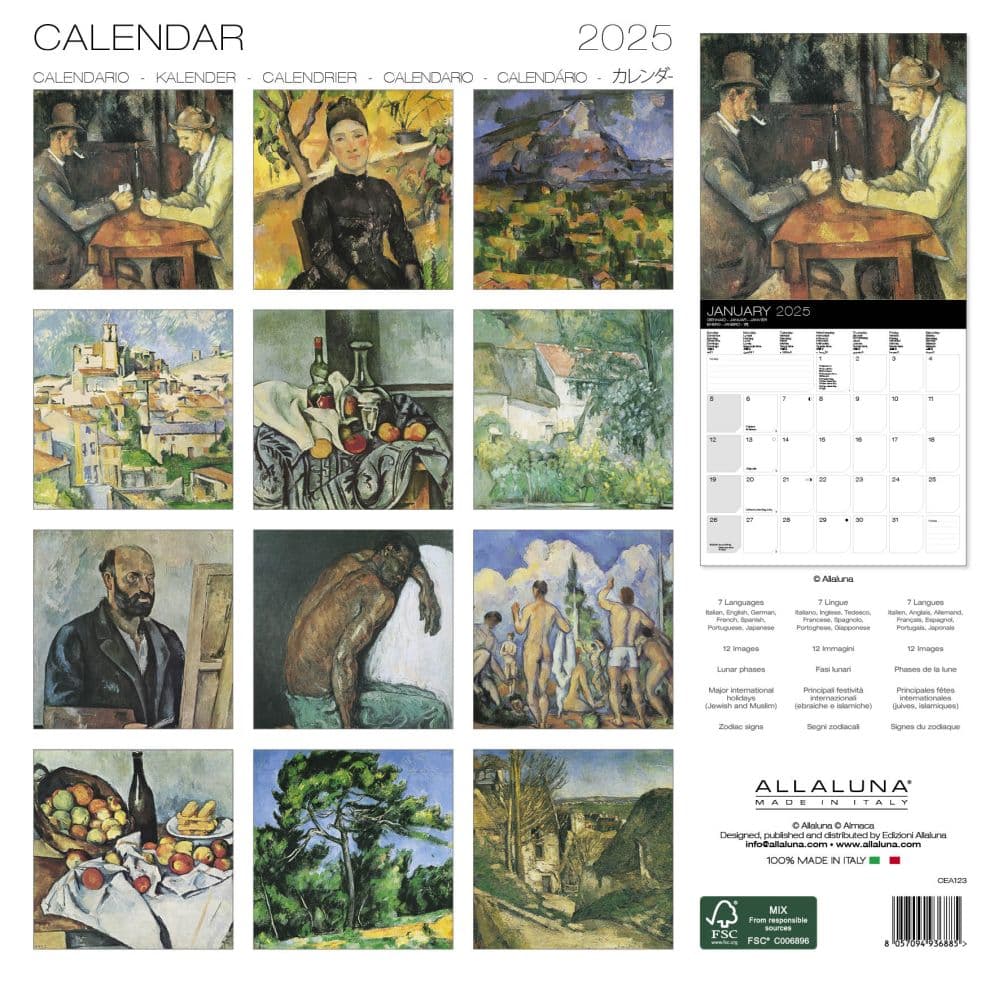 Cezanne 2025 Wall Calendar First Alternate Image width=&quot;1000&quot; height=&quot;1000&quot;