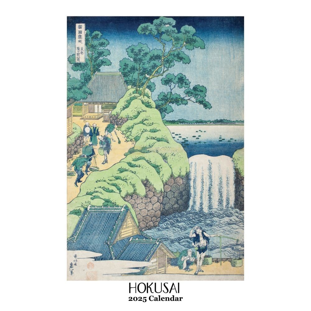Hokusai Poster 2025 Wall Calendar