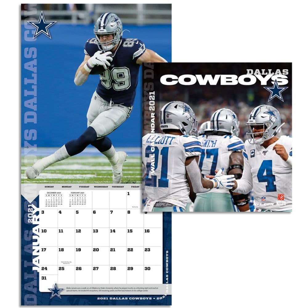 2021 Cowboys Wall Calendar