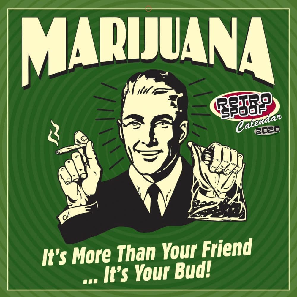 Retrospoof Marijuana Wall Calendar - Calendars.com
