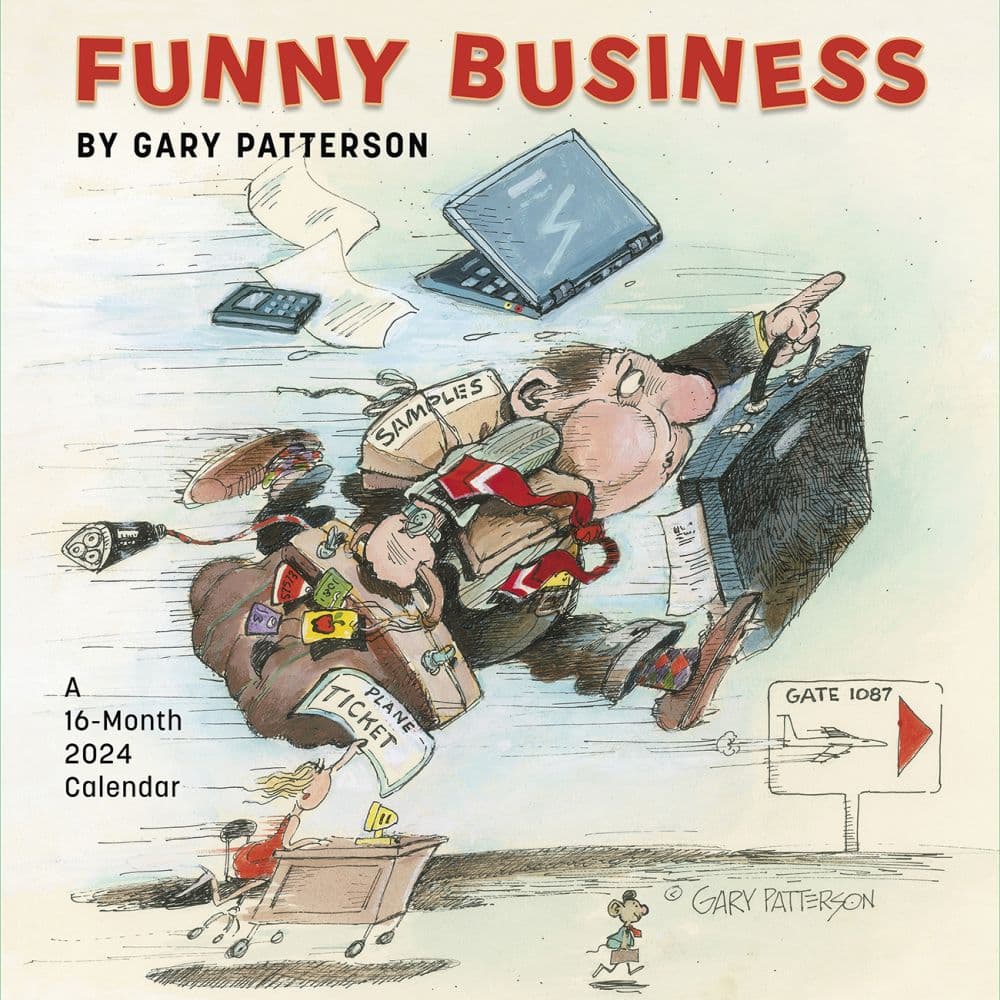 Patterson Funny Business 2024 Wall Calendar Main