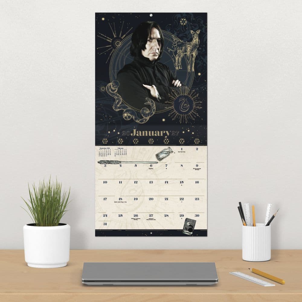 Harry Potter Exclusive with Decal 2027 Wall Calendar Fourth Alternate Image