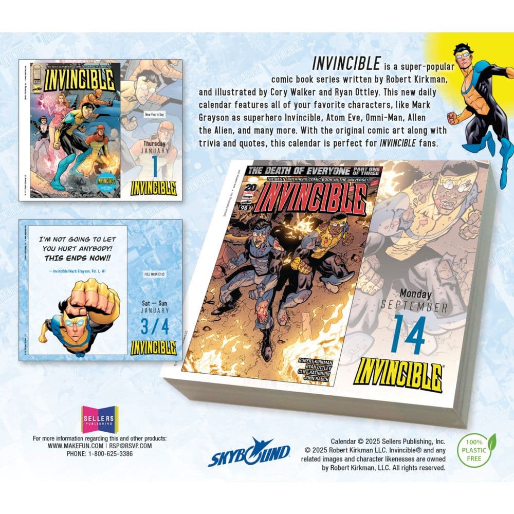 Invincible 2026 Desk Calendar First Alternate Image