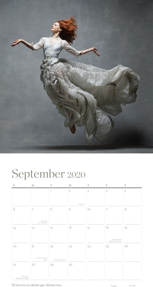 Dance the Art of Movement Wall Calendar