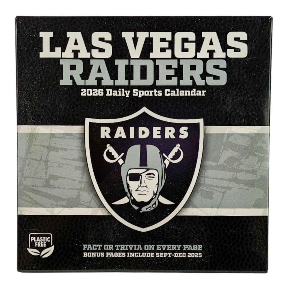 NFL Las Vegas Raiders 2026 Desk Calendar First Alternate Image