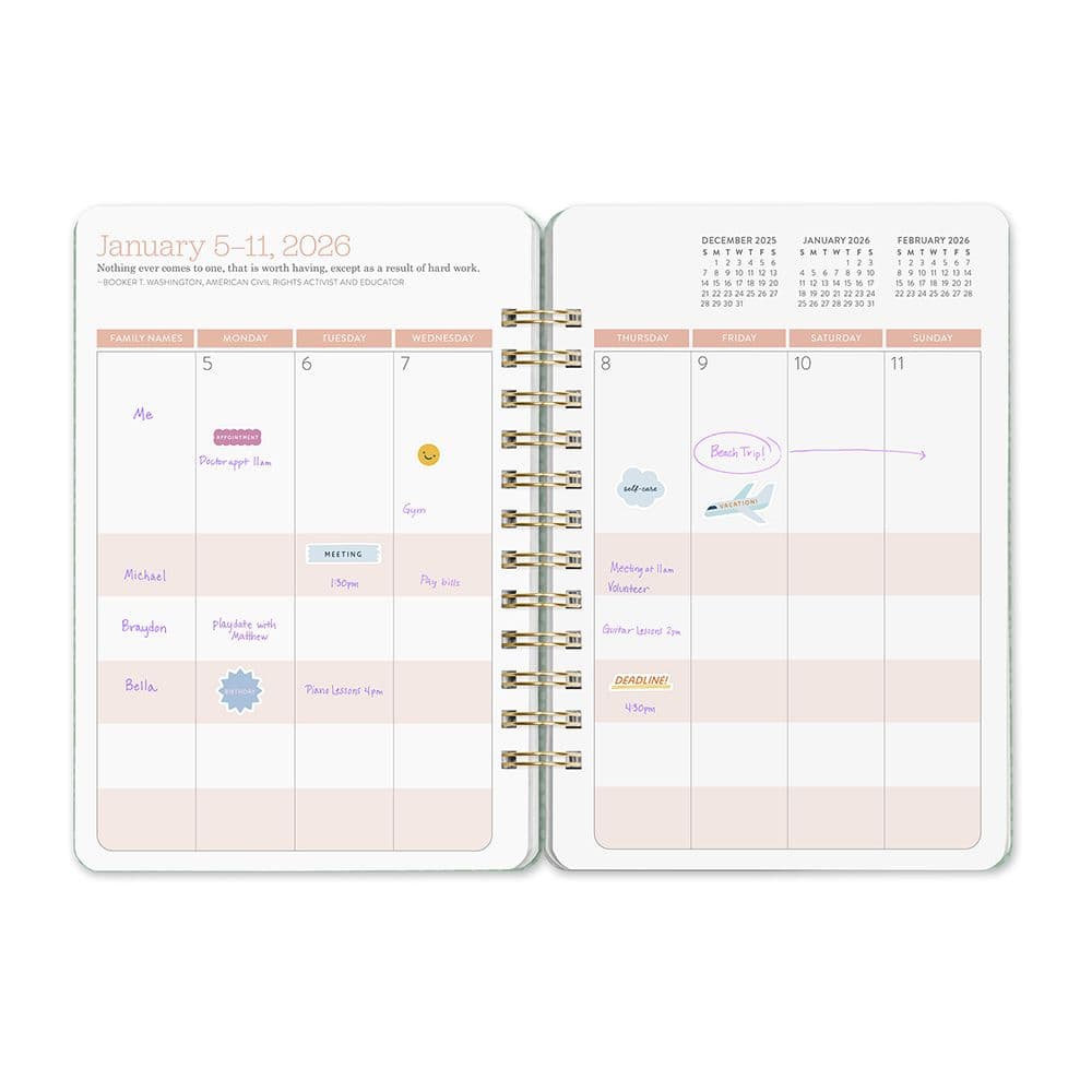 Fruit and Flora Do It All 2026 Planner Tenth Alternate Image
