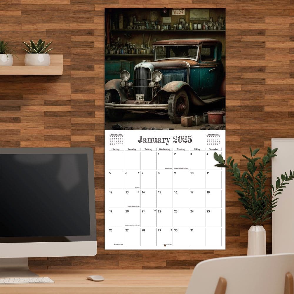 Muscle Cars Photo 2025 Wall Calendar Alt4