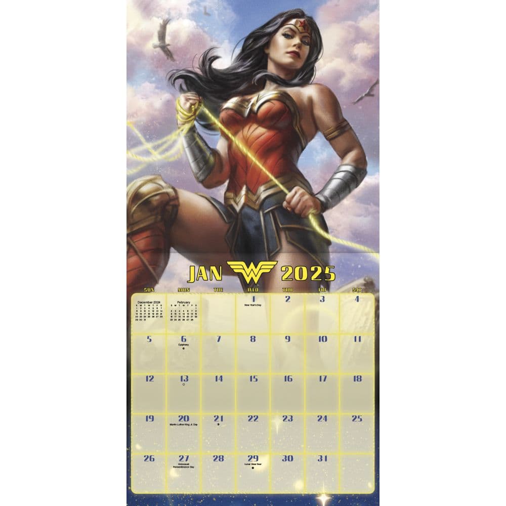 Wonder Woman 2025 Wall Calendar First Alternate Image width=&quot;1000&quot; height=&quot;1000&quot;