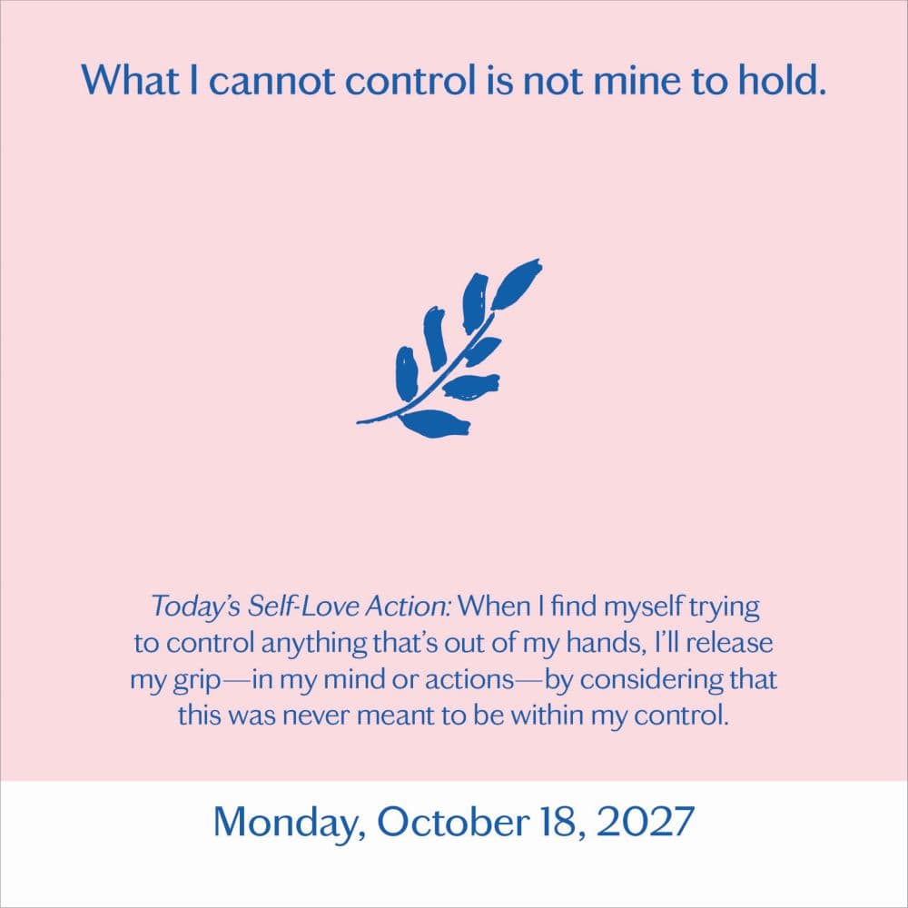 Year of Self-Love 2027 Page-A-Day Desk Calendar Fourth Alternate Image