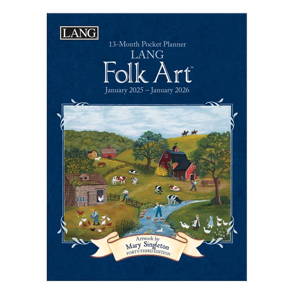 Lang Folk Art Calendar 2025 