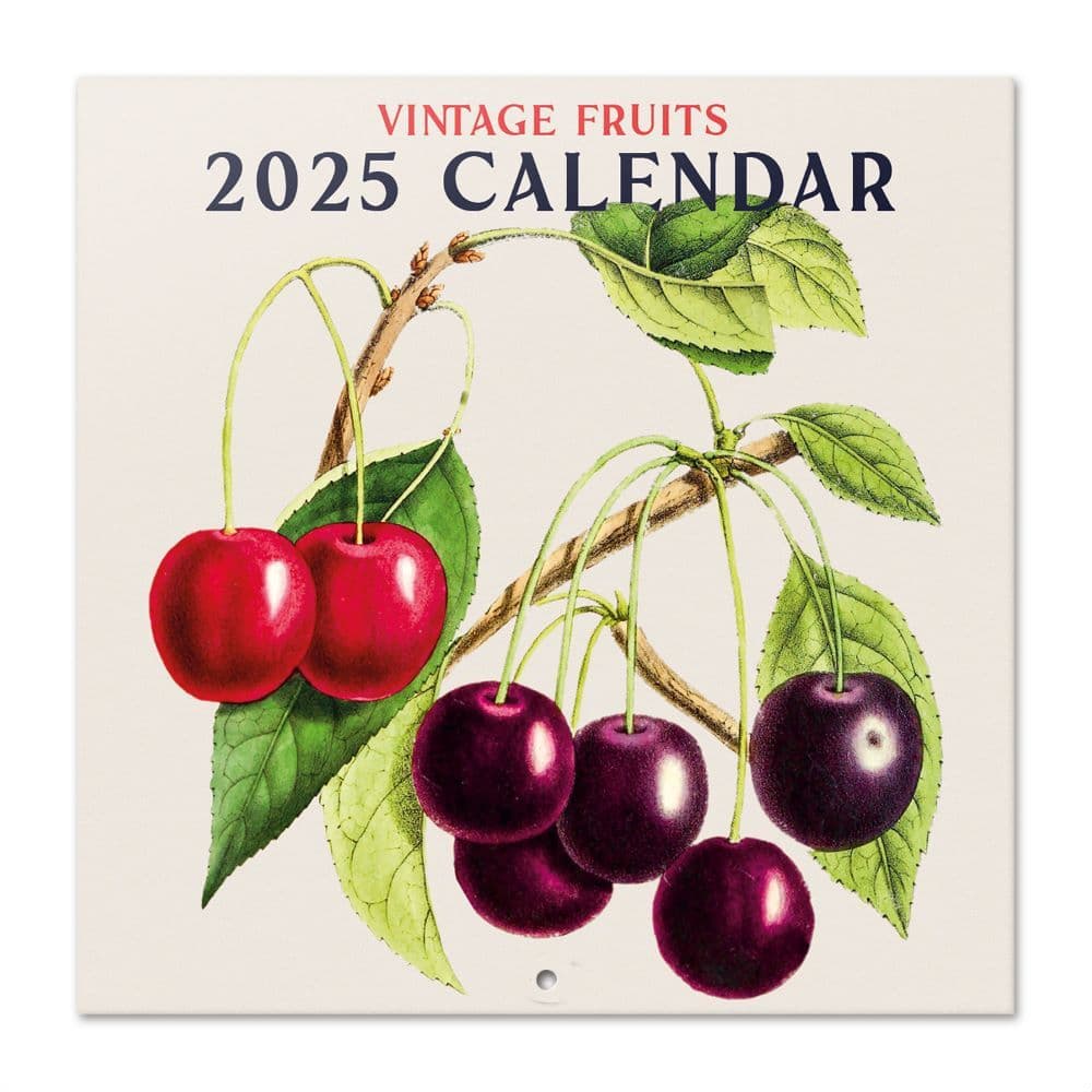 Botany Fruits 2025 Wall Calendar