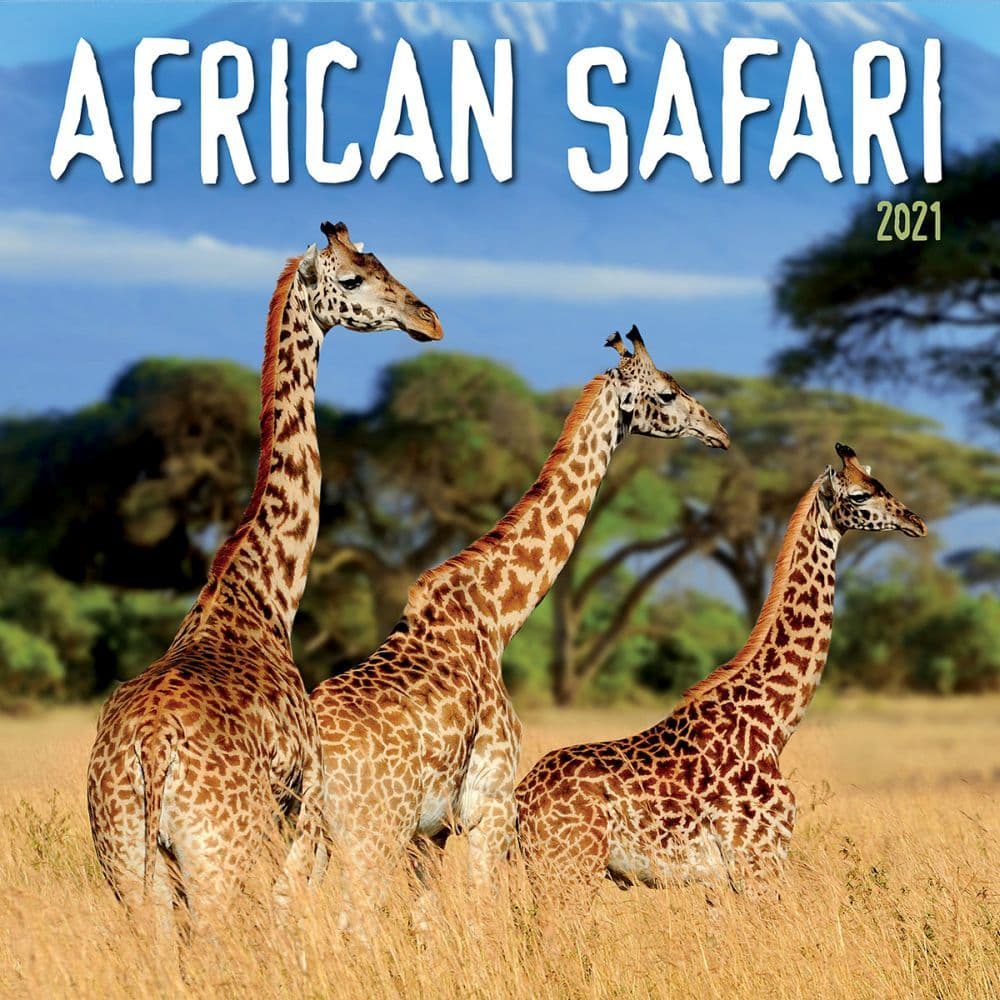 African Safari Wall Calendar