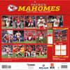 image NFL Kansas City Chiefs Patrick Mahomes 2027 Wall Calendar First Alternate Image