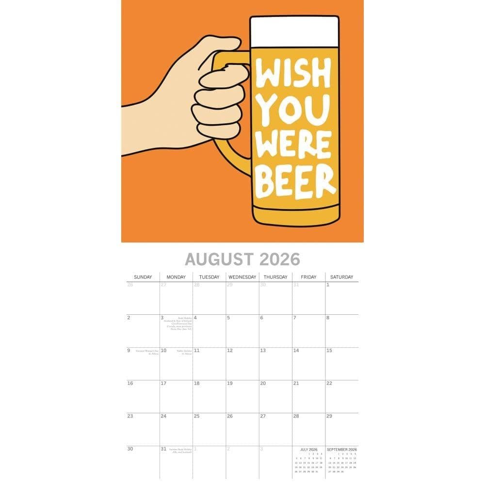 Beer Signs 2026 Wall Calendar Third Alternate Image