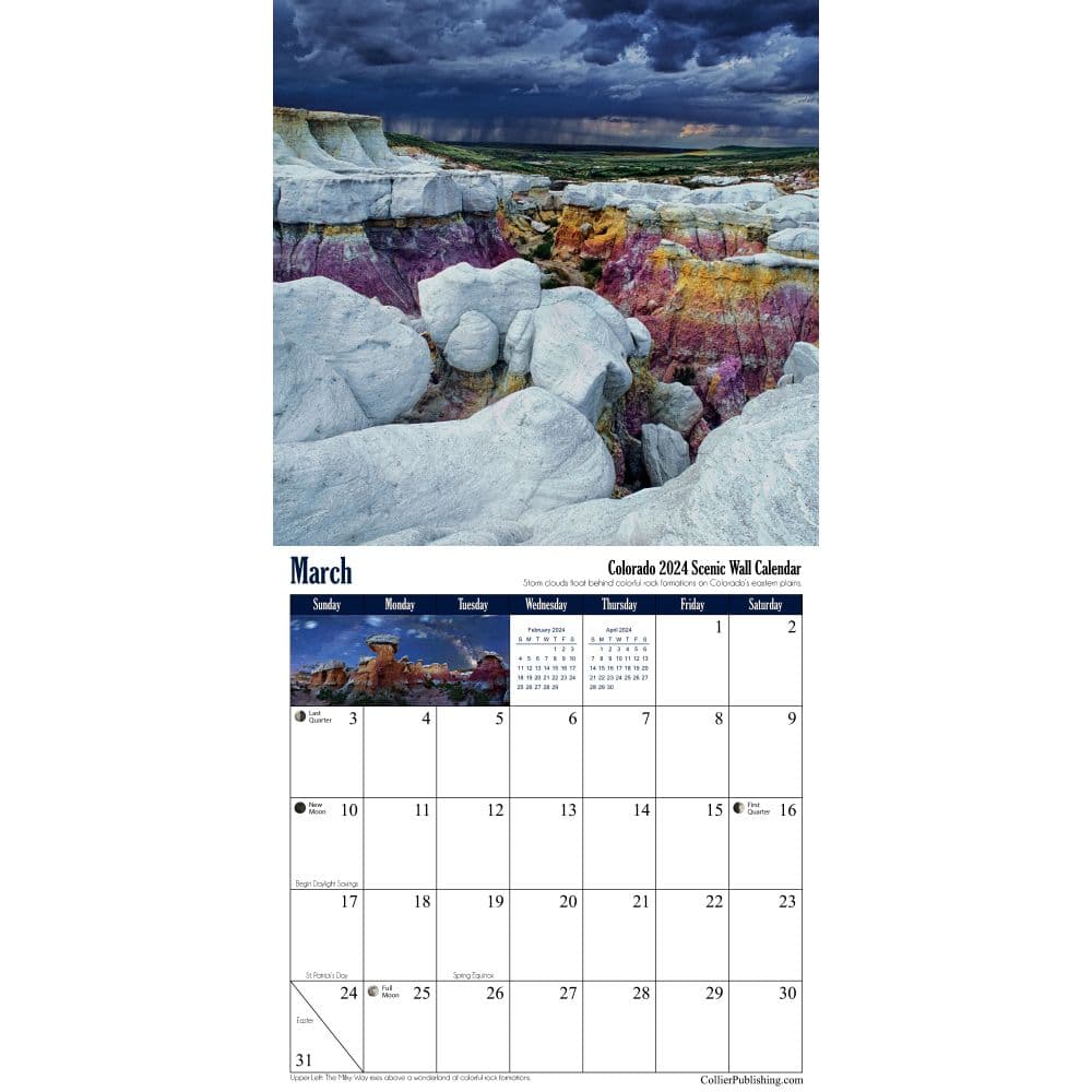 Colorado 2024 Wall Calendar