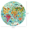 image World Map 150 Piece Round Puzzle First Alternate Image