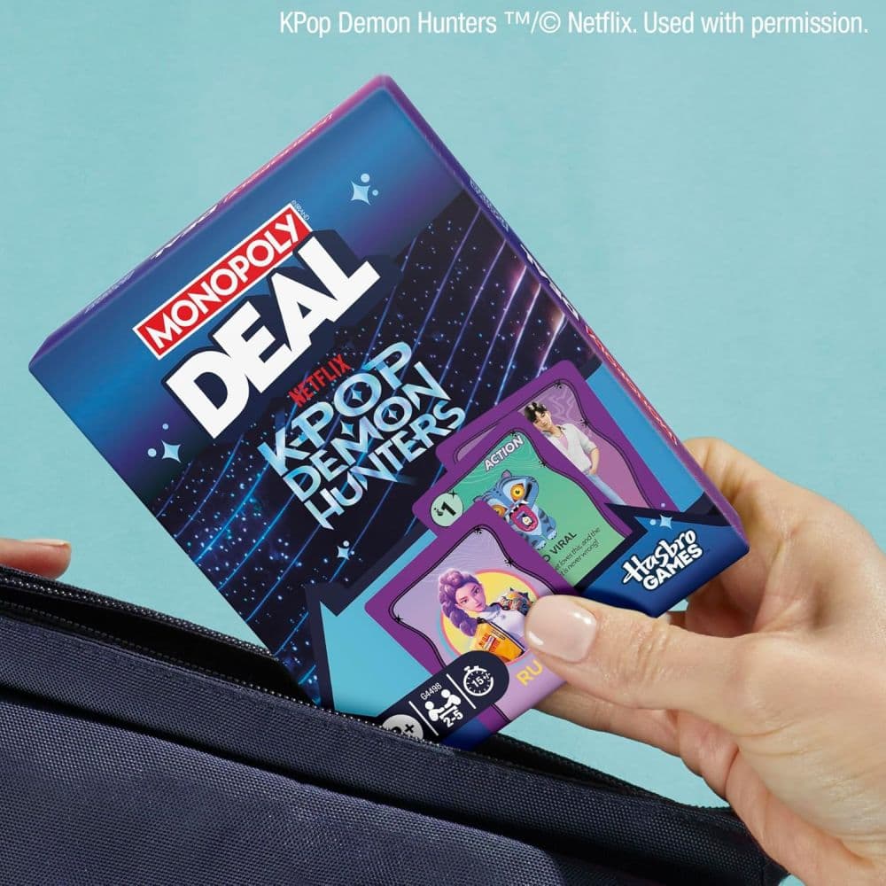 Monopoly Deal KPOP Demon Hunters Card Game Sixth Alternate Image