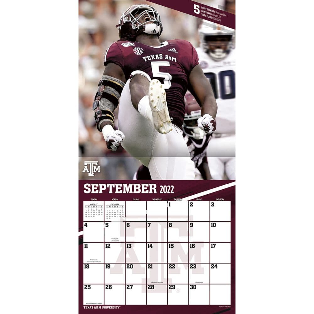 Texas A&M Aggies 2023 Wall Calendar - Calendars.com