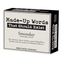 image Made Up Words 2026 Desk Calendar Main Product Image