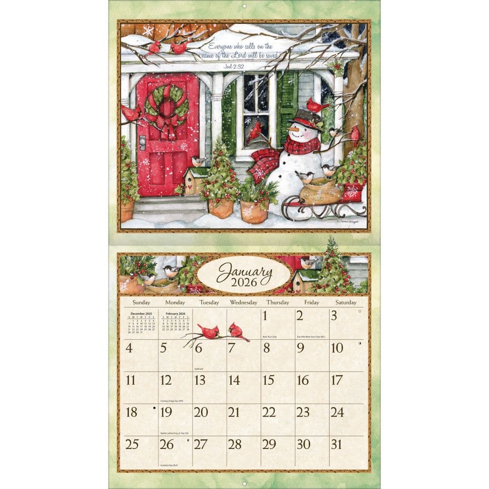 Bountiful Blessings 2026 Wall Calendar by Susan Winget_ALT1