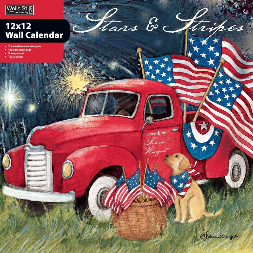 Stars and Stripes 2022 Wall Calendar