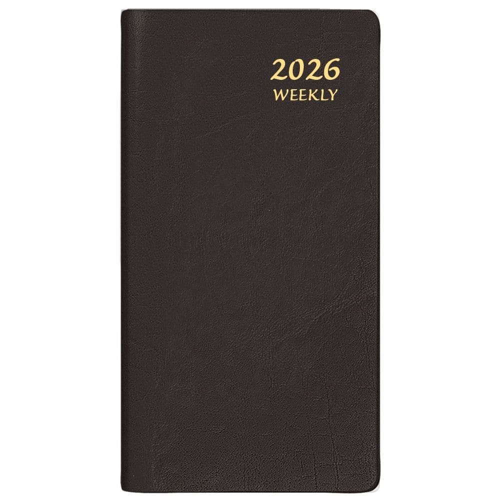 Black Weekly 2026 Pocket Planner Main Product Image