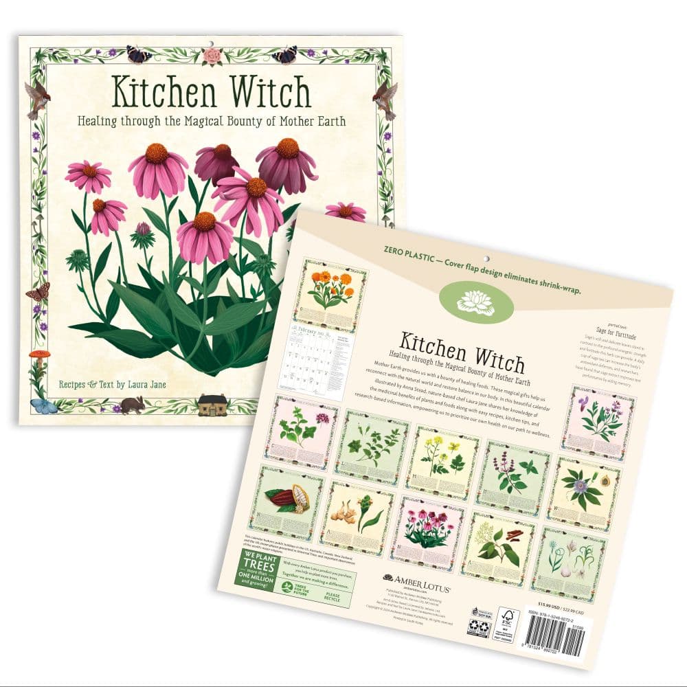 Kitchen Witch 2025 Wall Calendar Fifth Alternate Image width=&quot;1000&quot; height=&quot;1000&quot;