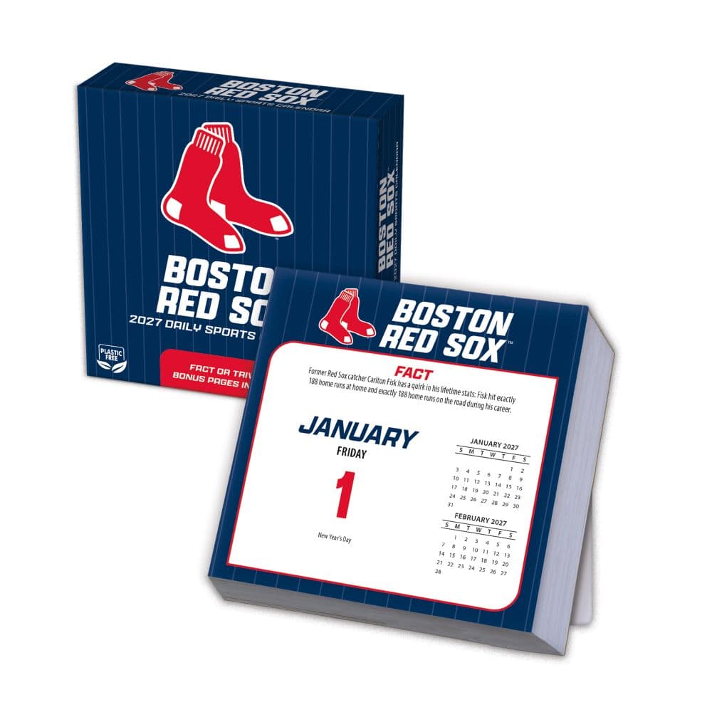 image MLB Boston Red Sox 2027 Desk Calendar Main Product Image