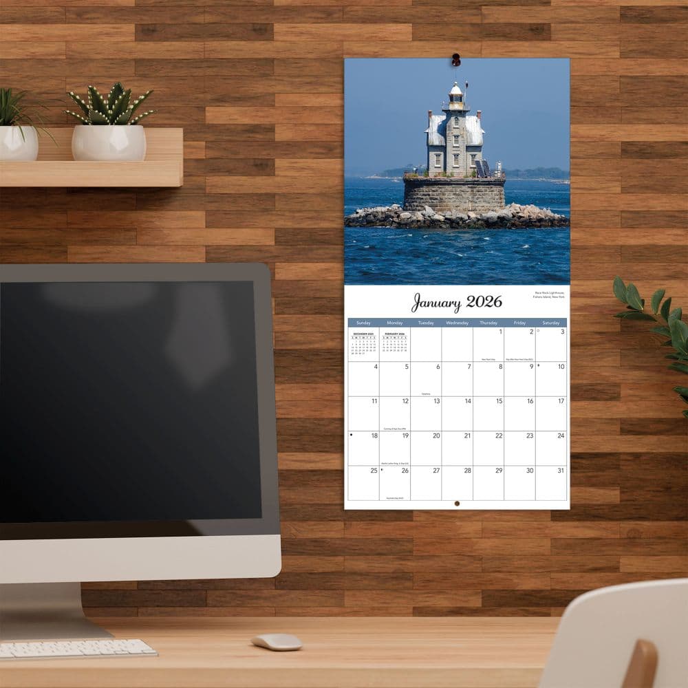 Lighthouses Photo 2026 Mini Wall Calendar_ALT5