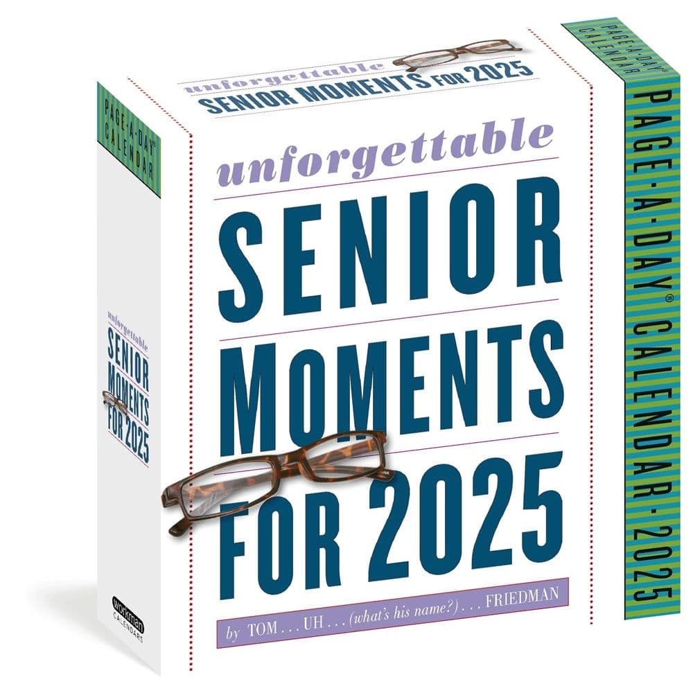 Unforgettable Senior Moments 2025 Desk Calendar Main Image