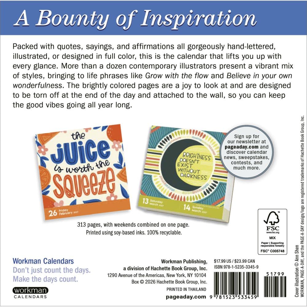 Today Is Going to Be a Great Day 2027 Page-A-Day Desk Calendar First Alternate Image