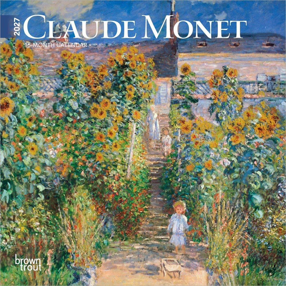 Monet 2027 Mini Wall Calendar Main Product Image