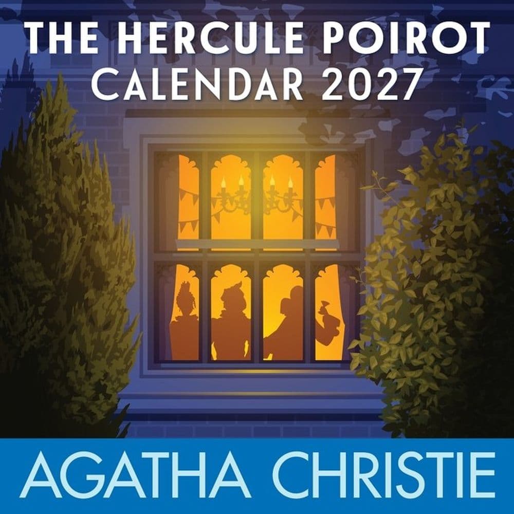 Agatha Christie Poirot 2027 Wall Calendar Main Product Image