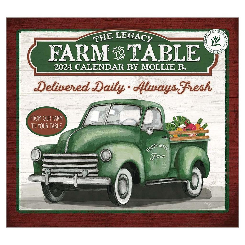 Farm to Table 2024 Wall Calendar Main Product Image width=&quot;1000&quot; height=&quot;1000&quot;