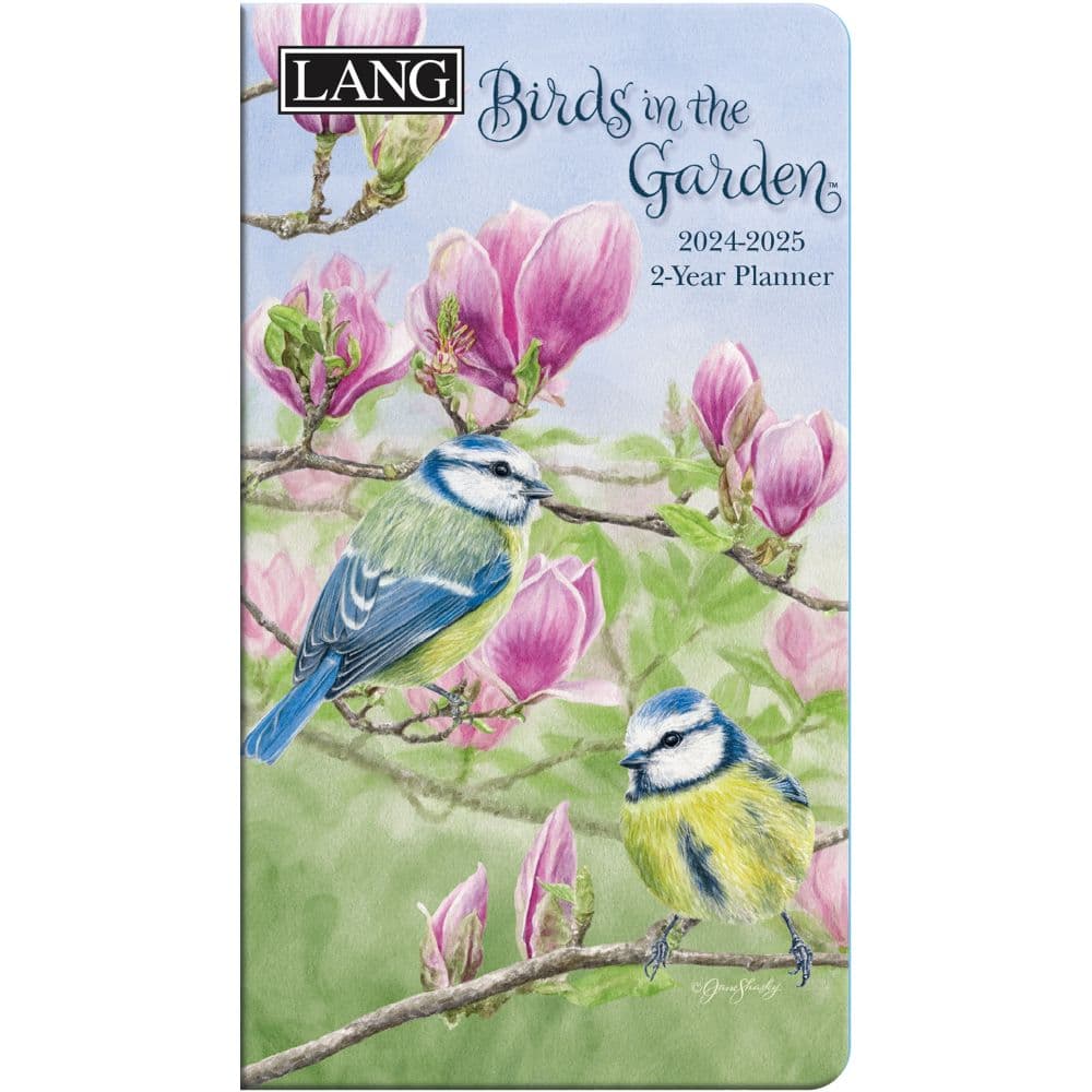 Birds In The Garden 2 Yr 2024 Pocket Planner Main Image